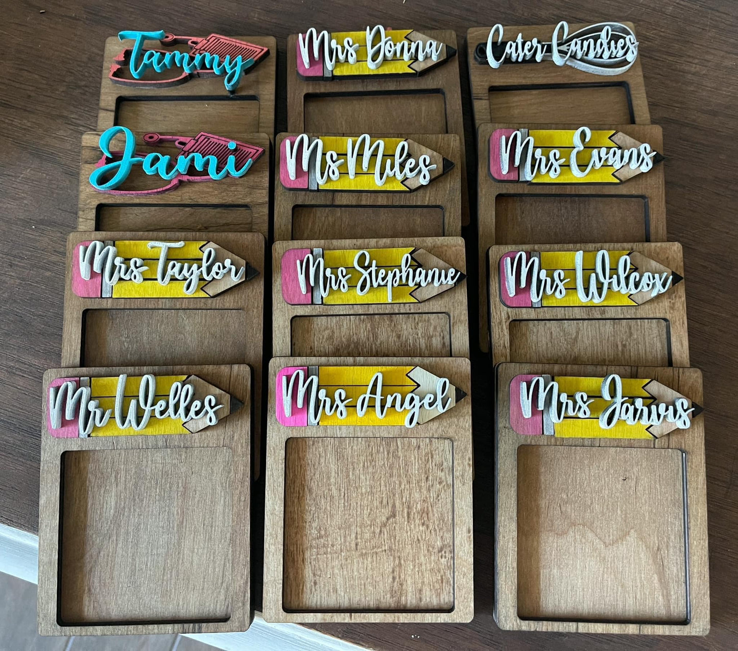 Personalized Sticky Note Holder