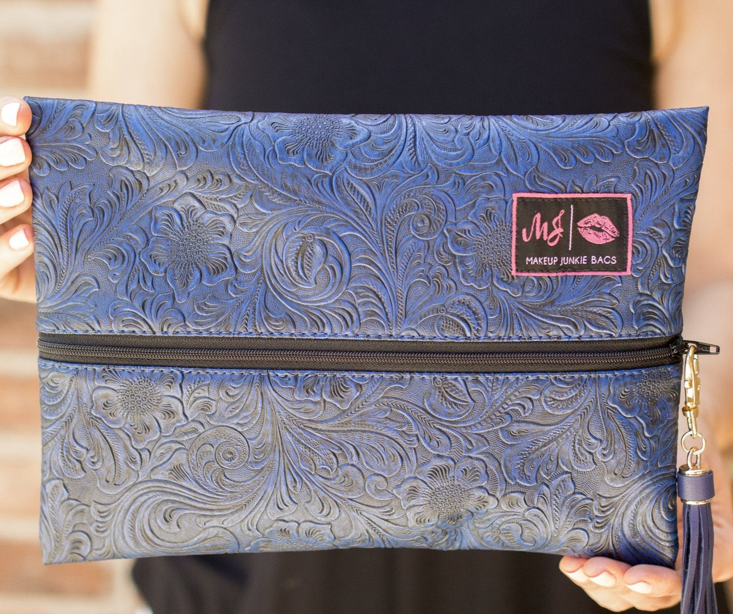 Indigo Night Makeup Junkie Bag