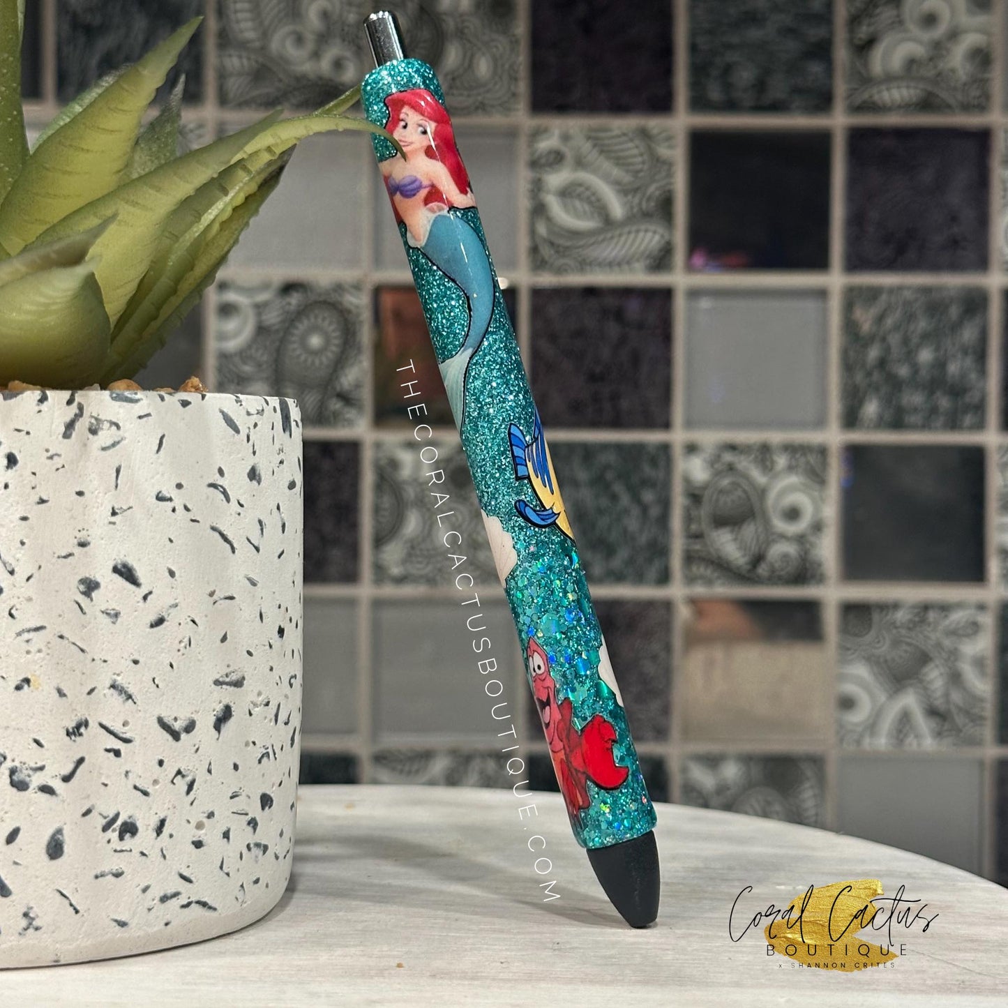 Custom Pen - Mermaid and Friends