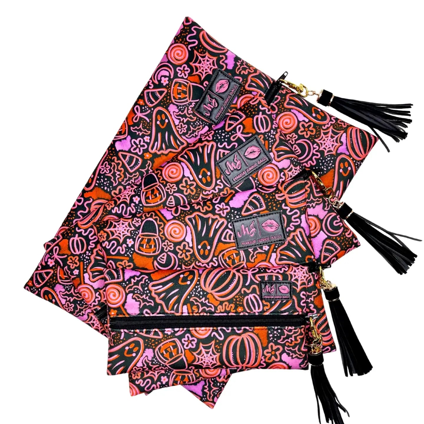 Trick or Treat Doodle - SHIPS EARLY SEPT - Makeup Junkie Bag