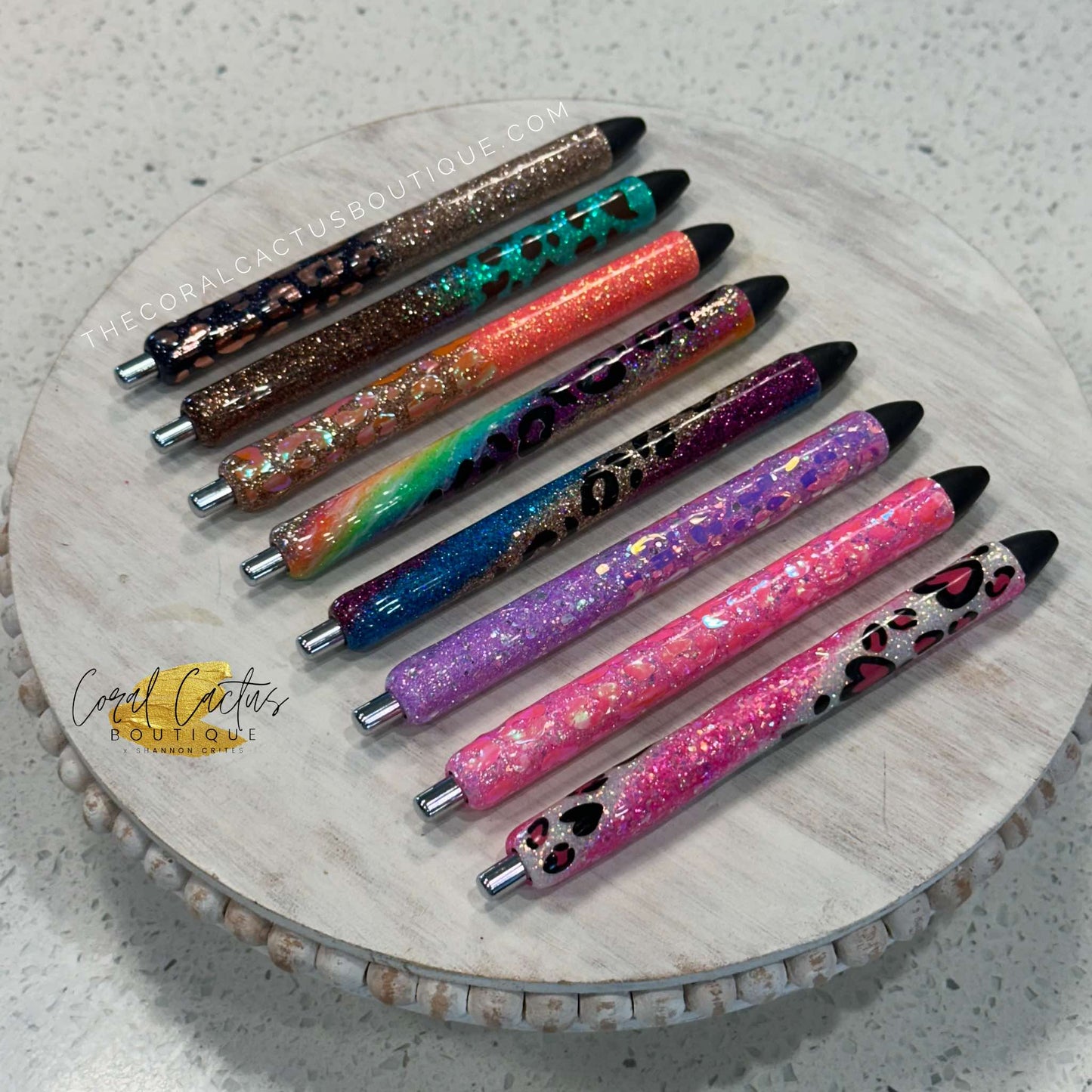 Custom Pen - Holographic Leopard