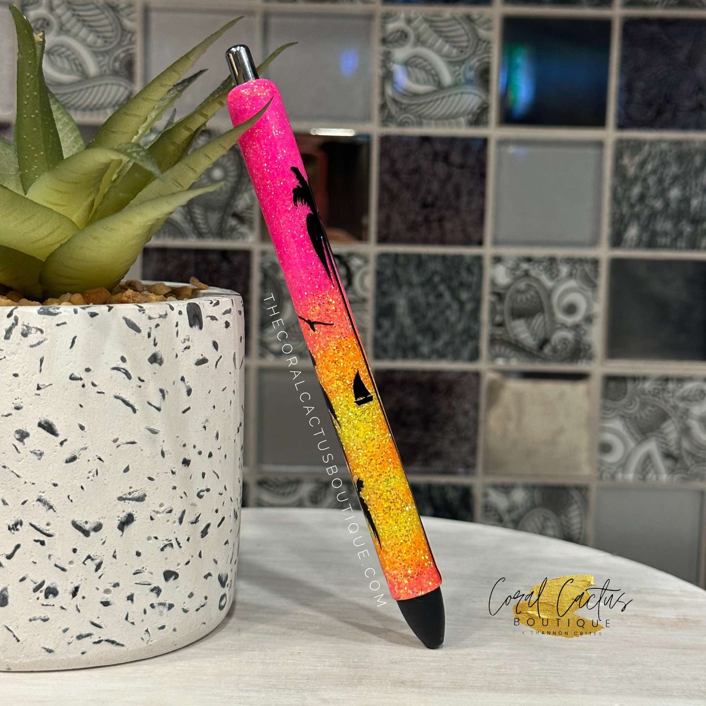 Custom Pen - Summer Sunset