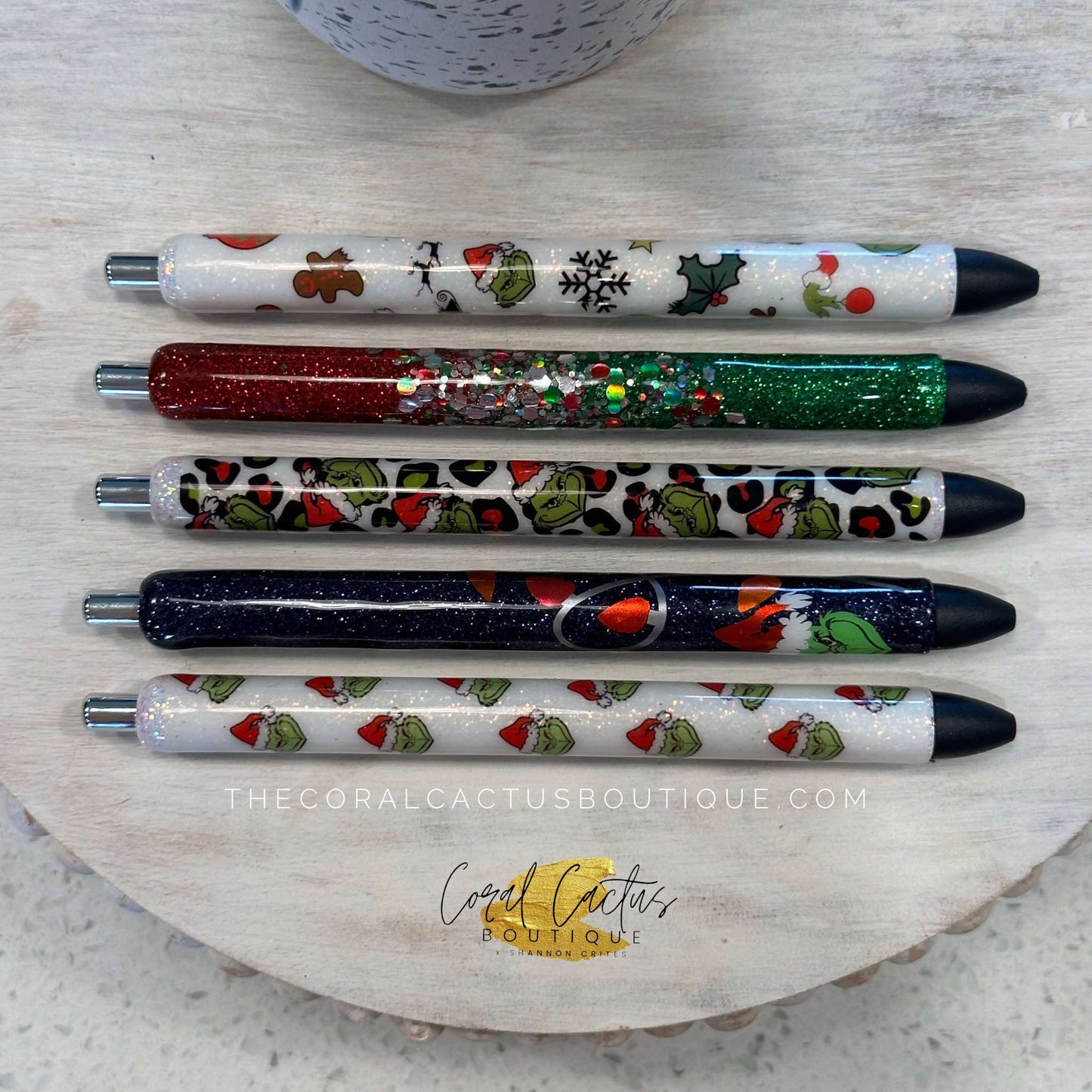Custom Pen - Christmas Red & Green
