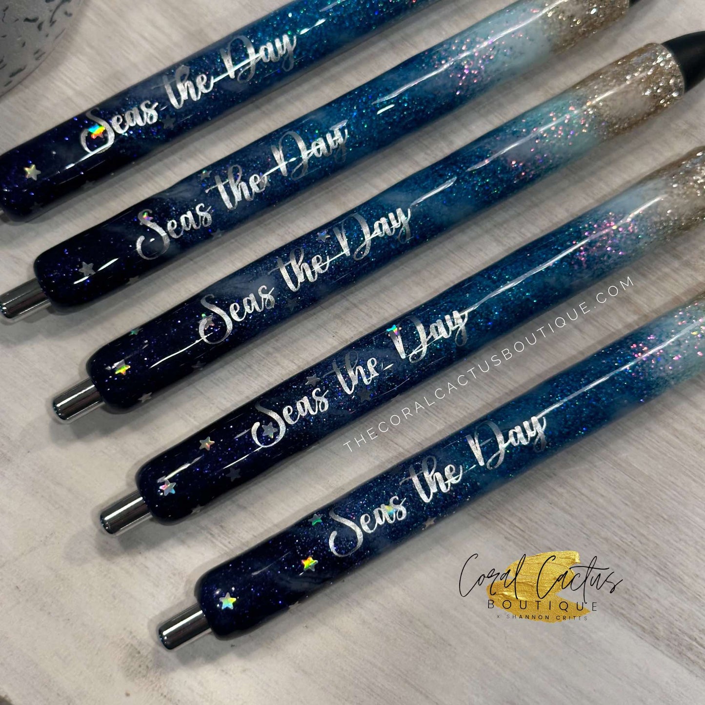 Custom Pen - Seas the Day
