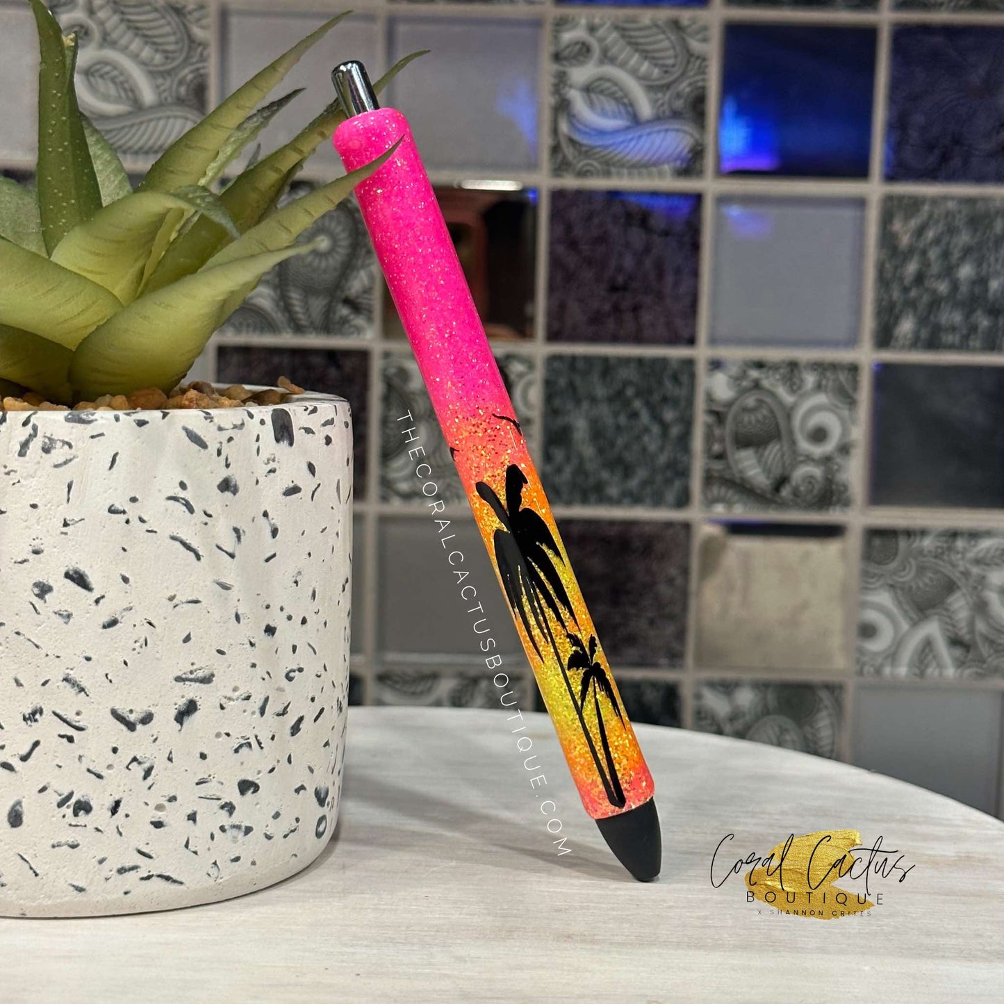Custom Pen - Summer Sunset