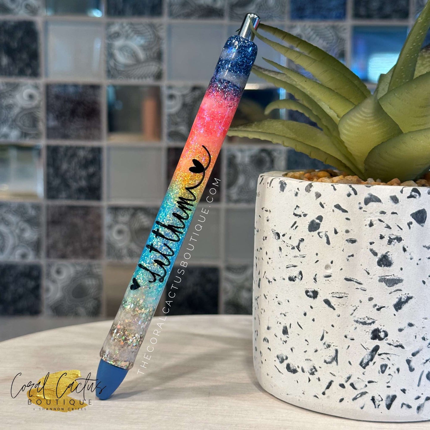 Custom Pen - Sunrise Beach