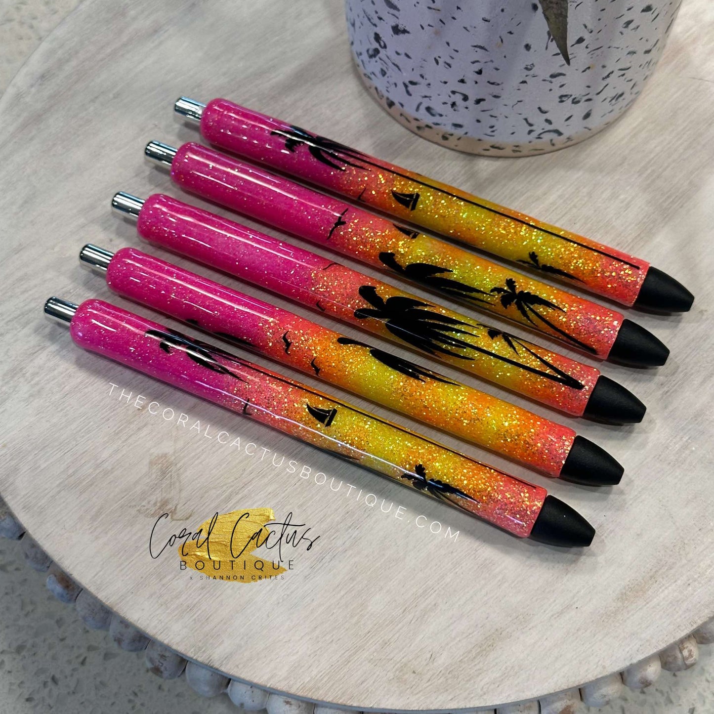 Custom Pen - Summer Sunset