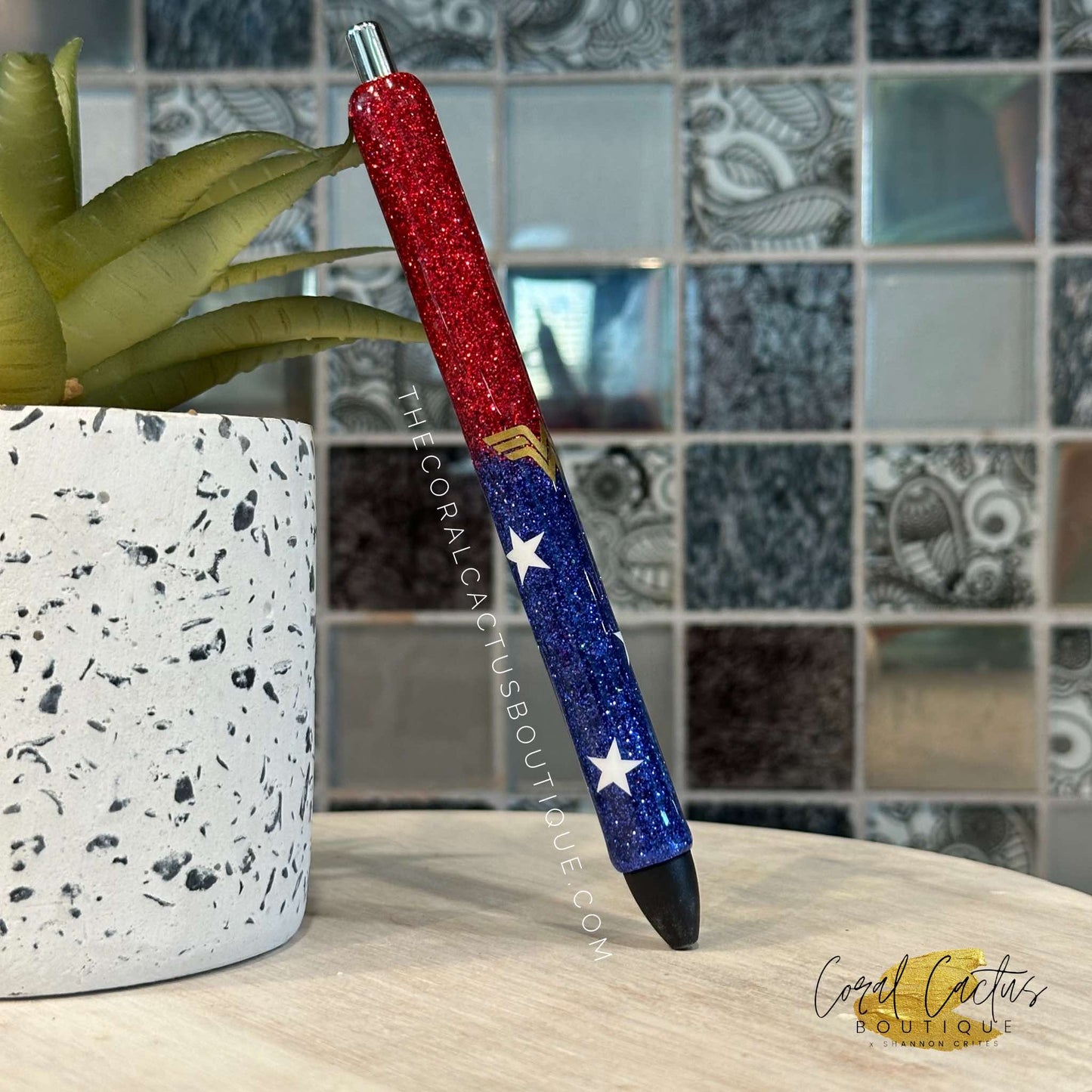 Custom Pen - Wonder Girl
