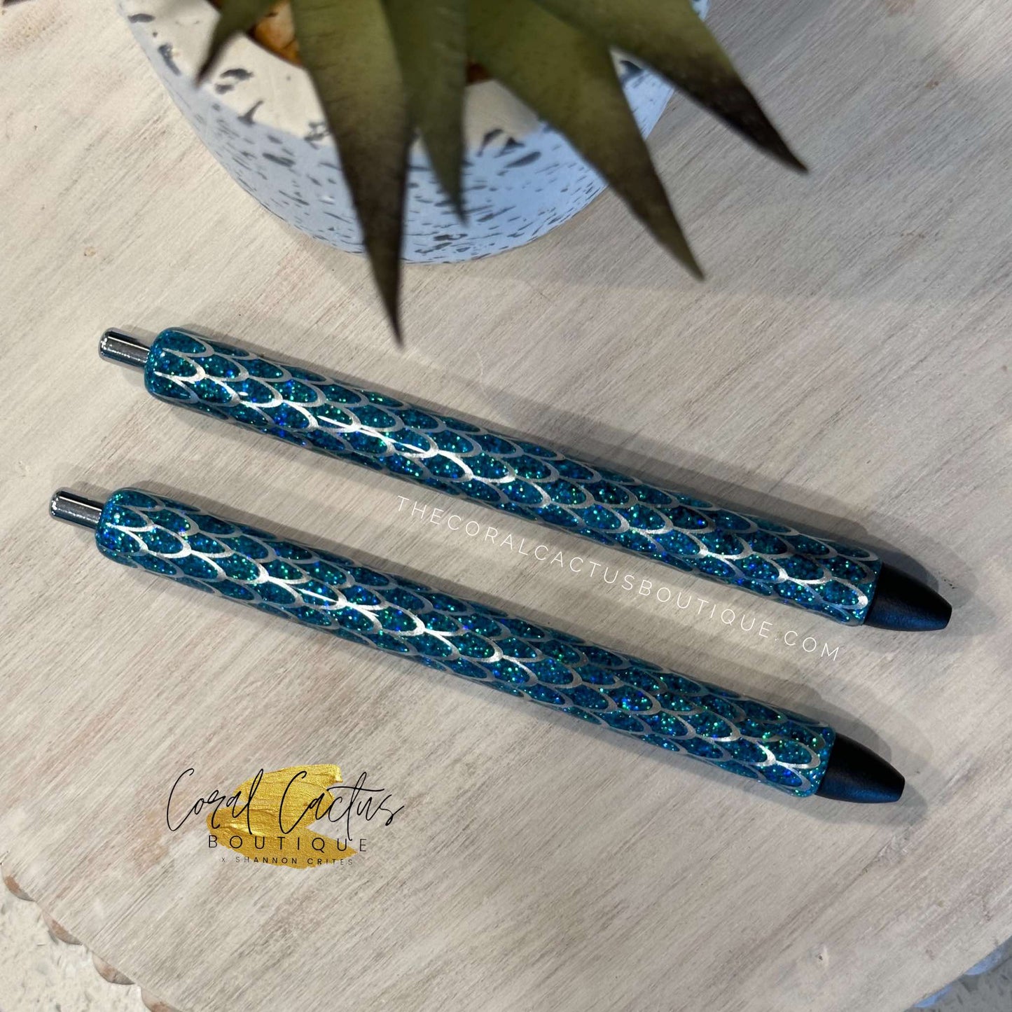 Custom Pen - Mermaid Scale Tail