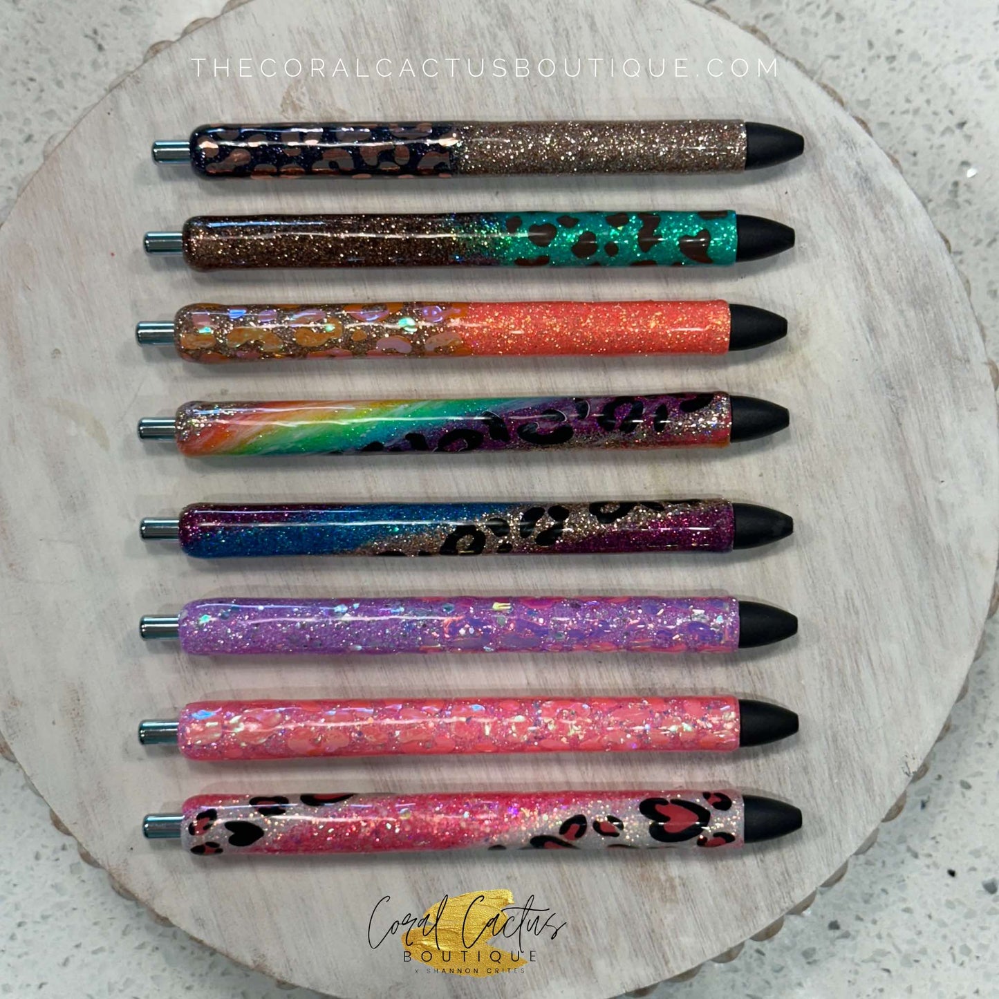 Custom Pen - Holographic Leopard