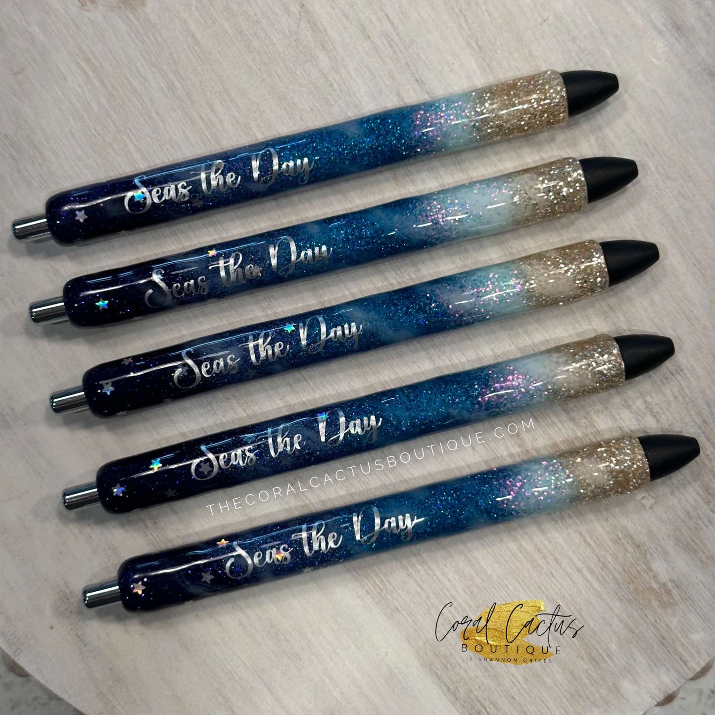 Custom Pen - Seas the Day