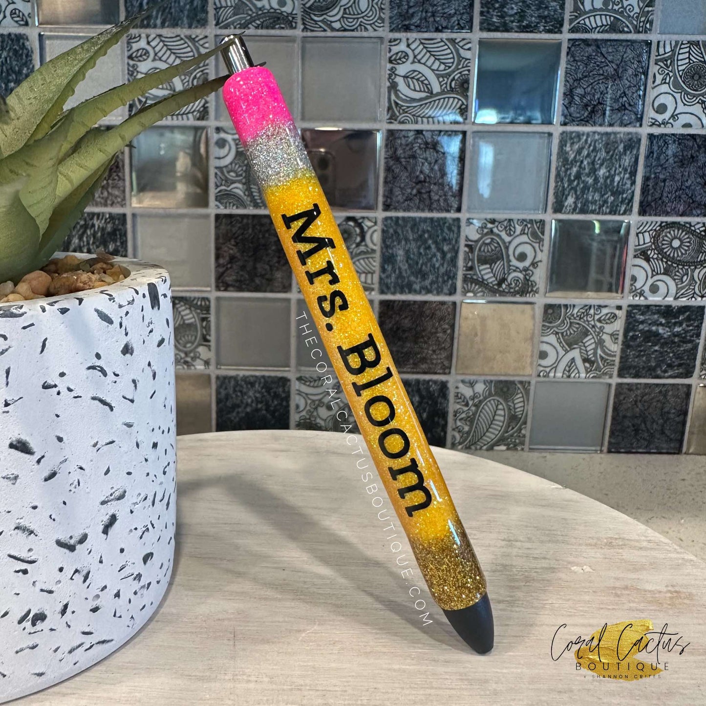 Custom Pen - Bold Font Pencil