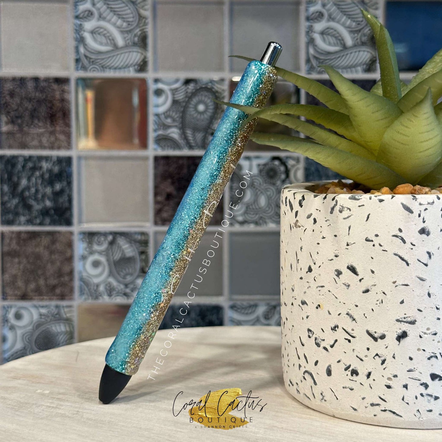 Custom Pen - Beach Shore