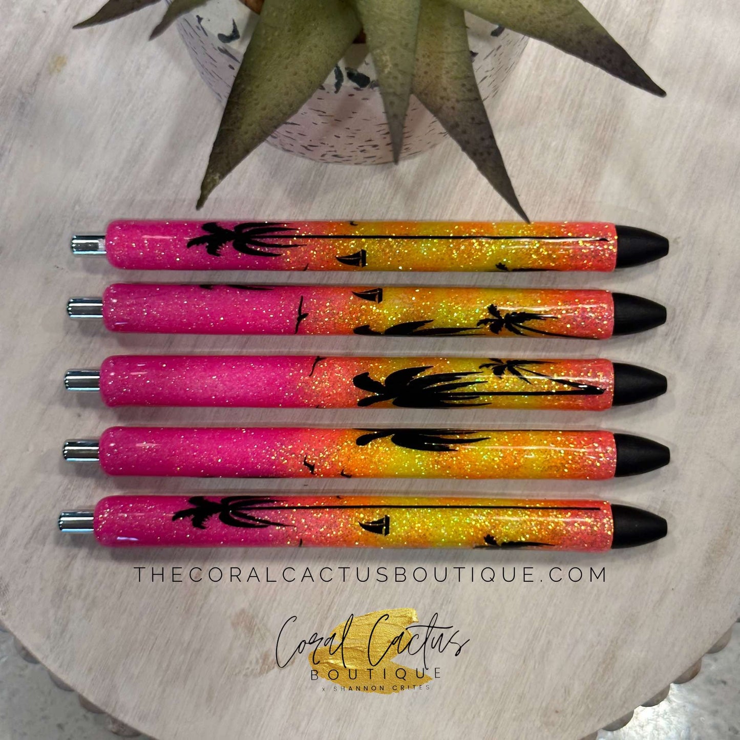 Custom Pen - Summer Sunset