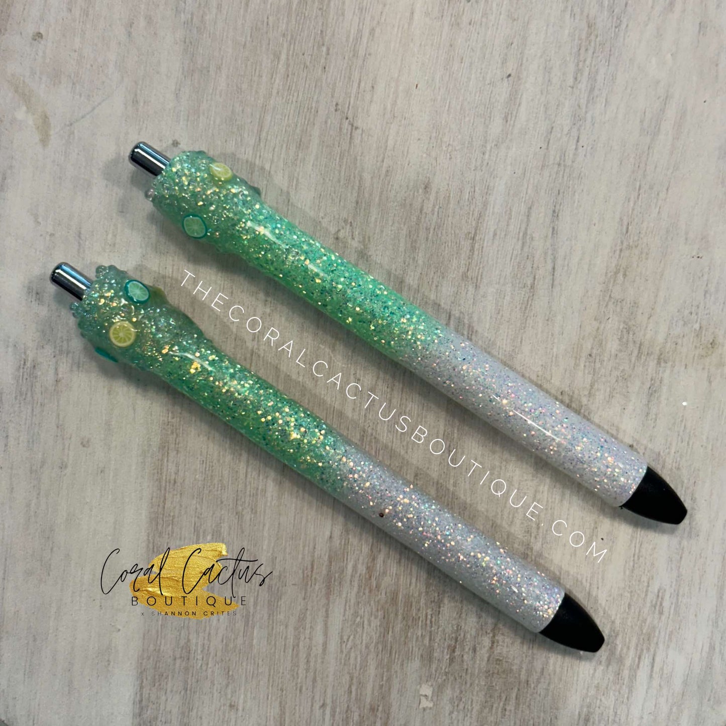 Custom Pen - Margarita Lime Drip