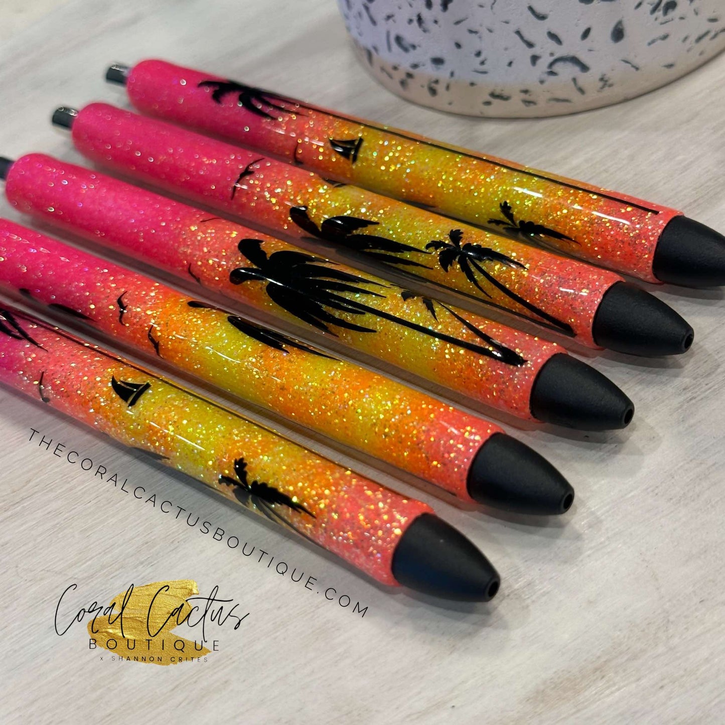 Custom Pen - Summer Sunset