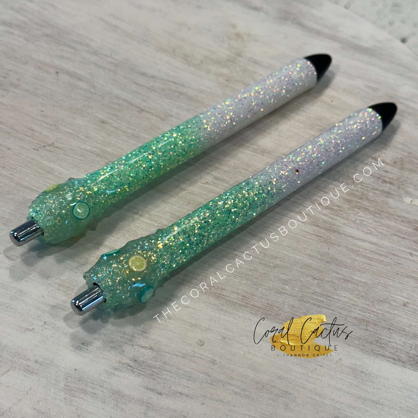 Custom Pen - Margarita Lime Drip