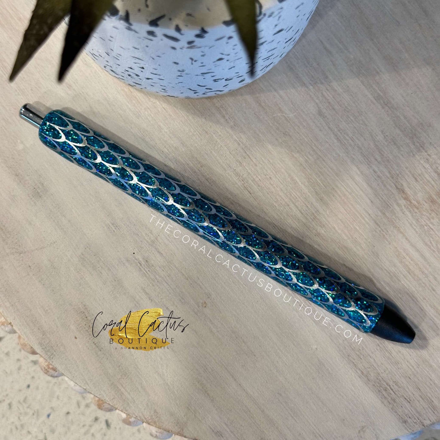 Custom Pen - Mermaid Scale Tail