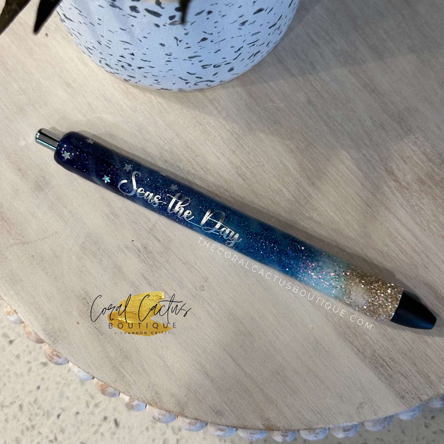 Custom Pen - Seas the Day