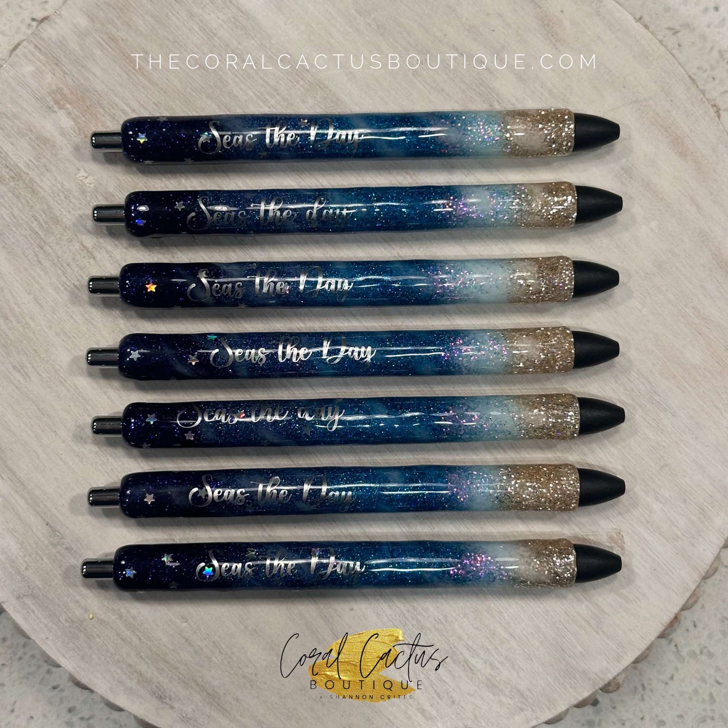 Custom Pen - Seas the Day