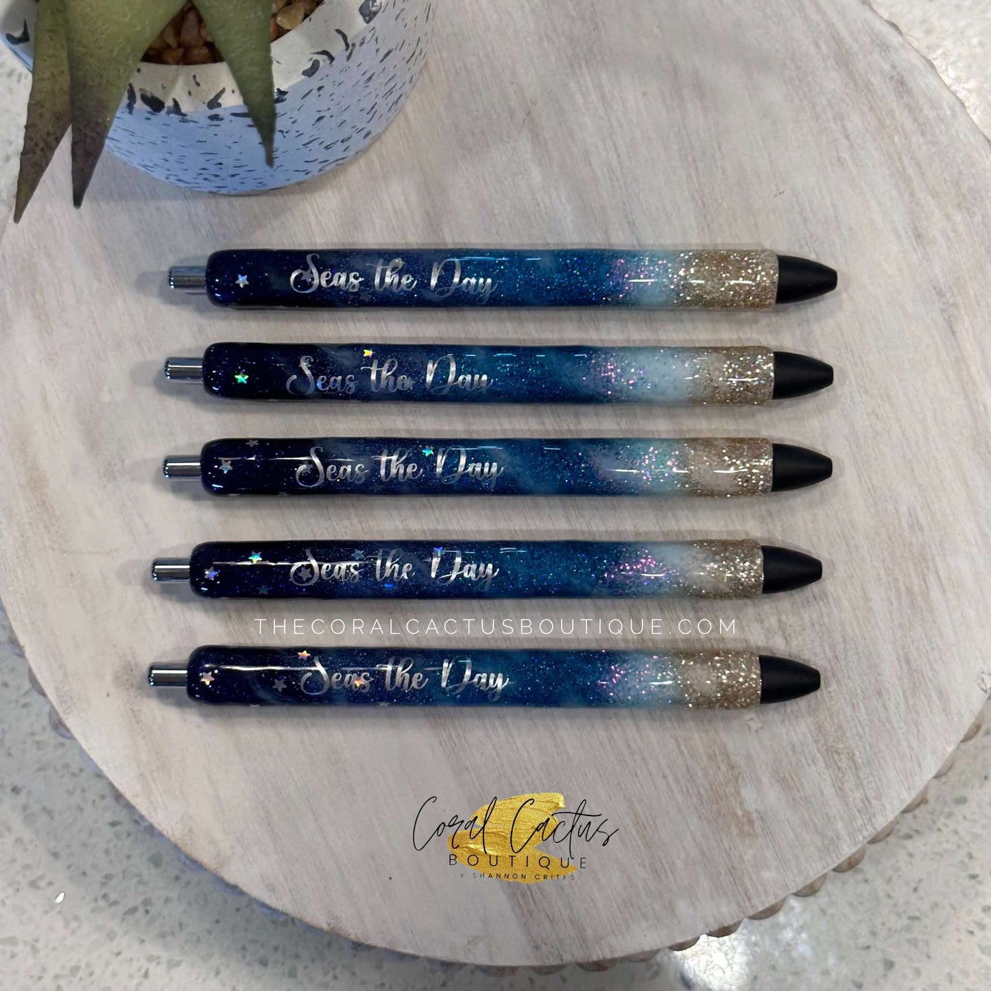 Custom Pen - Seas the Day