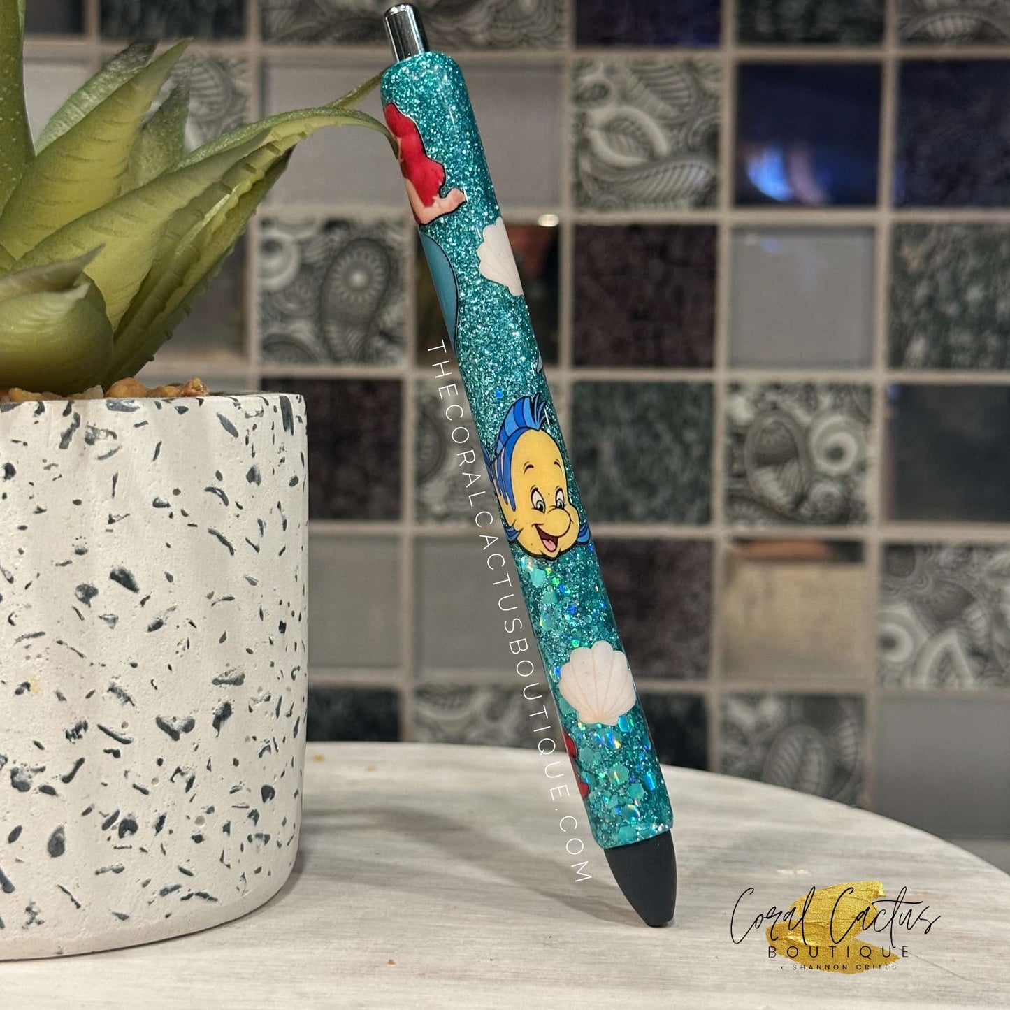 Custom Pen - Mermaid and Friends