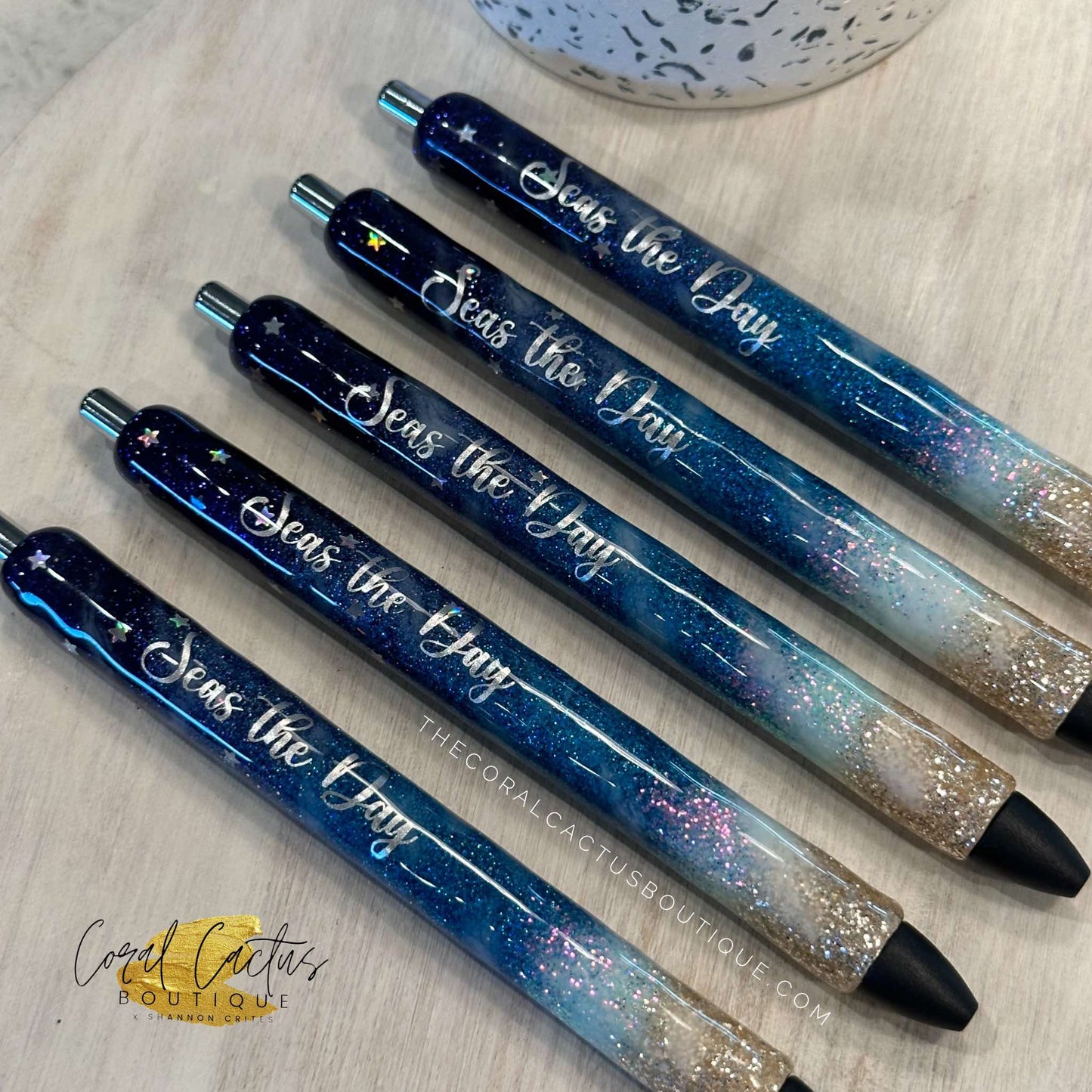 Custom Pen - Seas the Day