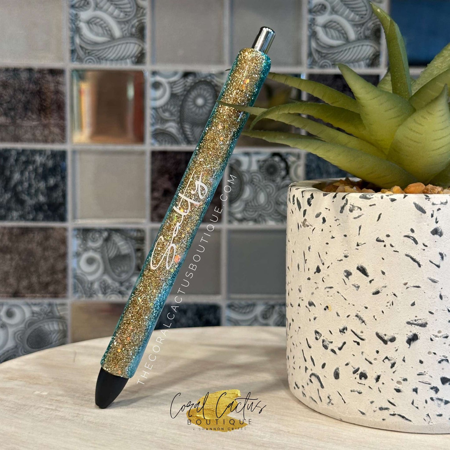 Custom Pen - Beach Shore