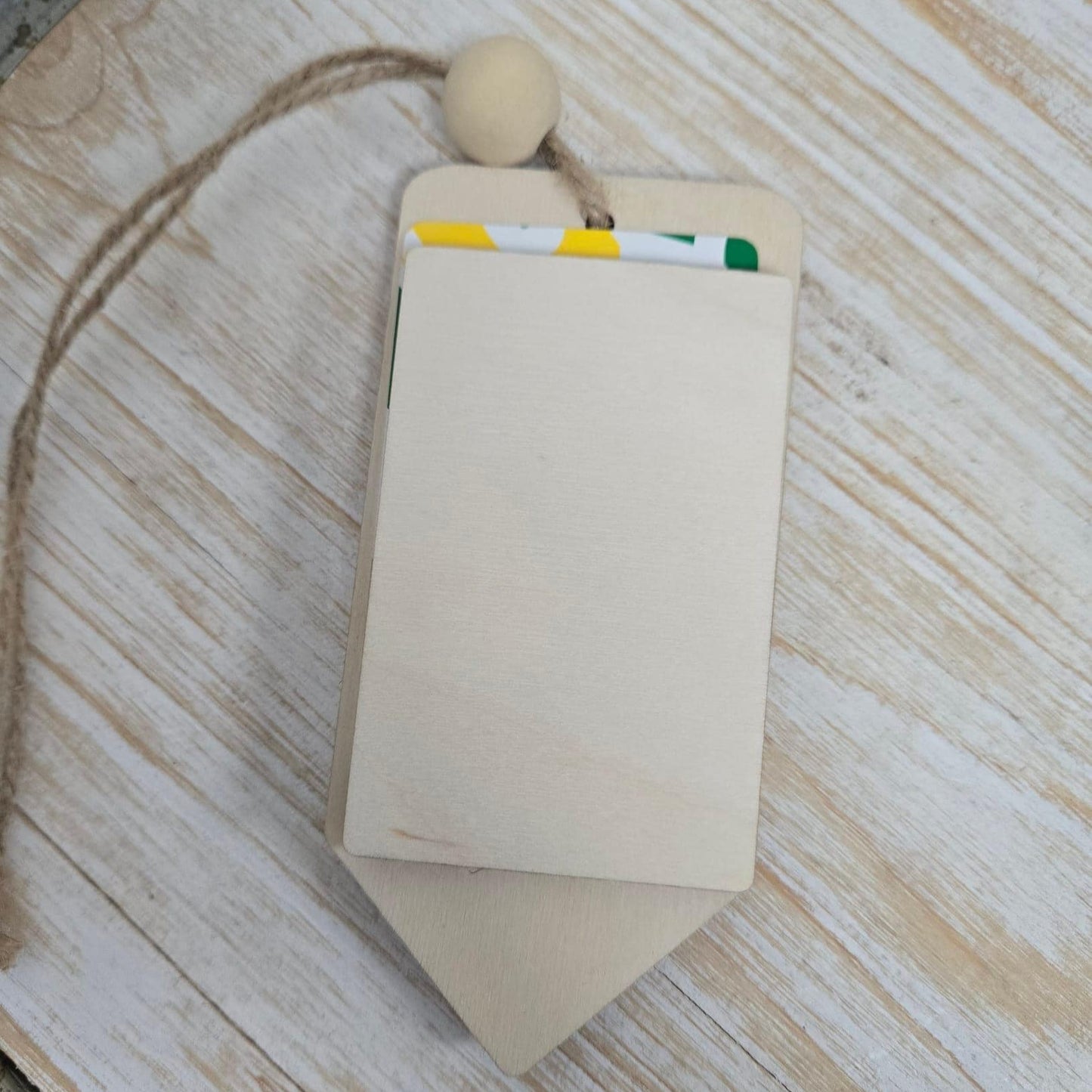 Custom Gift Card Pencil Ornament