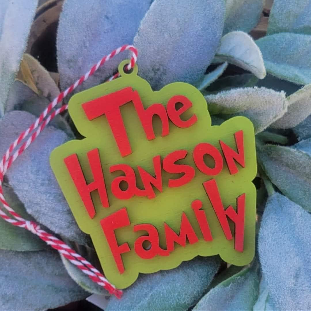 Custom Mr Green Ornament