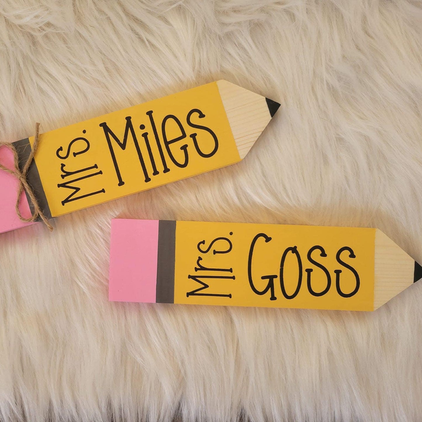 Personalized Pencil Sign