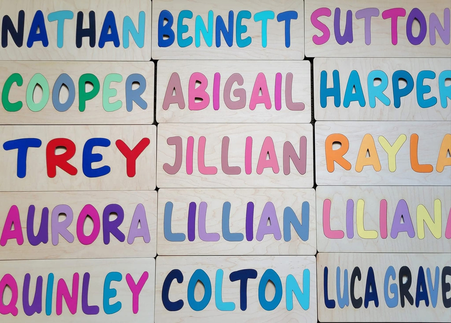 Custom Name Puzzle