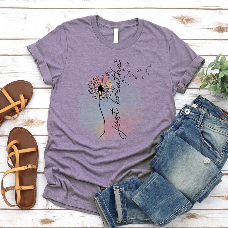 Just Breathe Graphic Tee