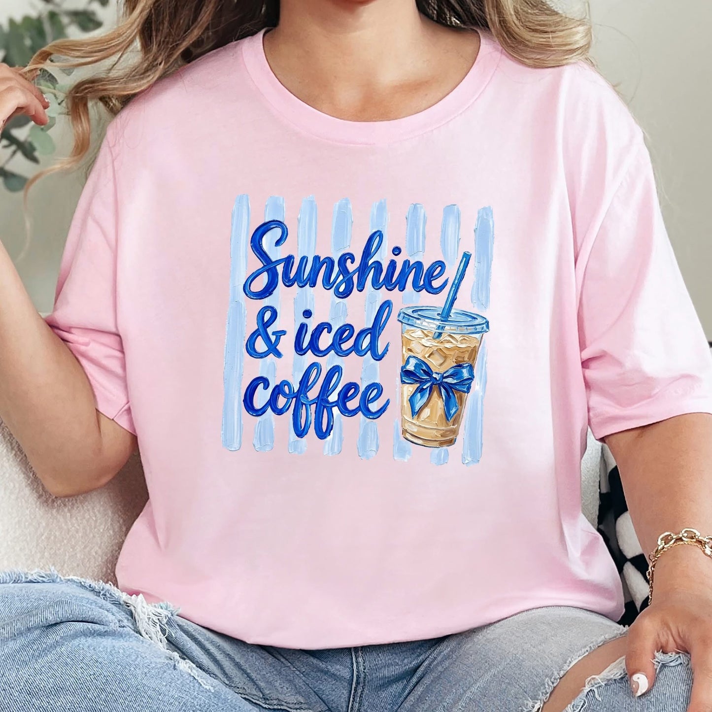 Sunshine & Iced Coffee Graphic Tee