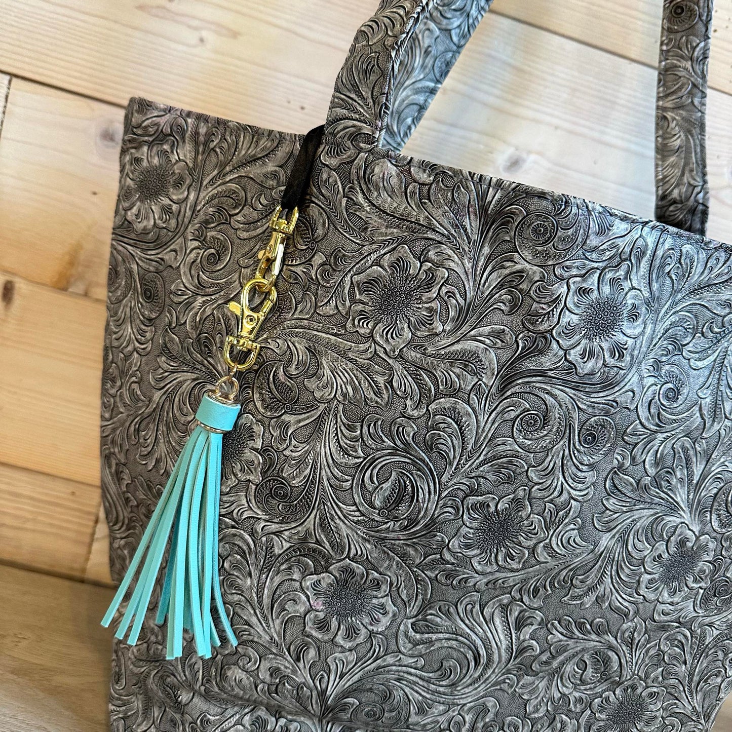 Southern Charm Leopard Custom Makeup Junkie Daykeeper Tote