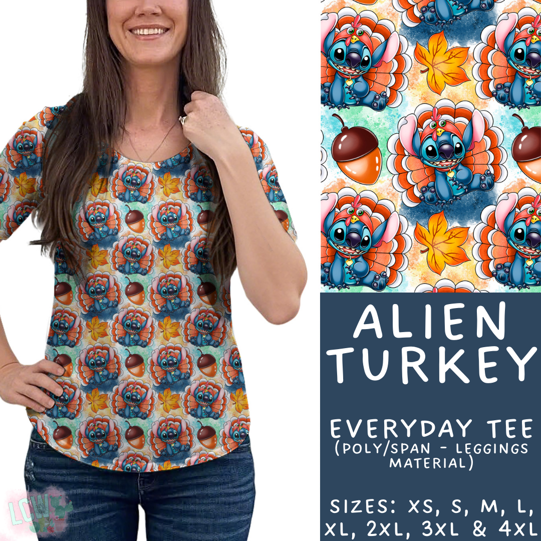Batch #404 - Magical Fall 2 - Closes 8/29 - ETA mid/late October - Alien Turkey Everyday Tee