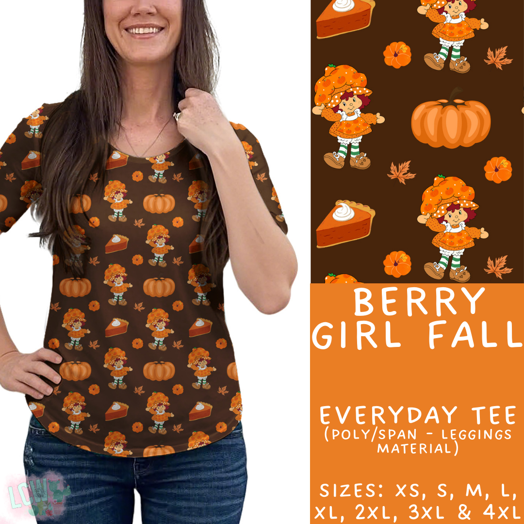 Batch #409 - Character Fall 2 - Closes 9/8 - ETA late October - Berry Girl Fall Everyday Tee