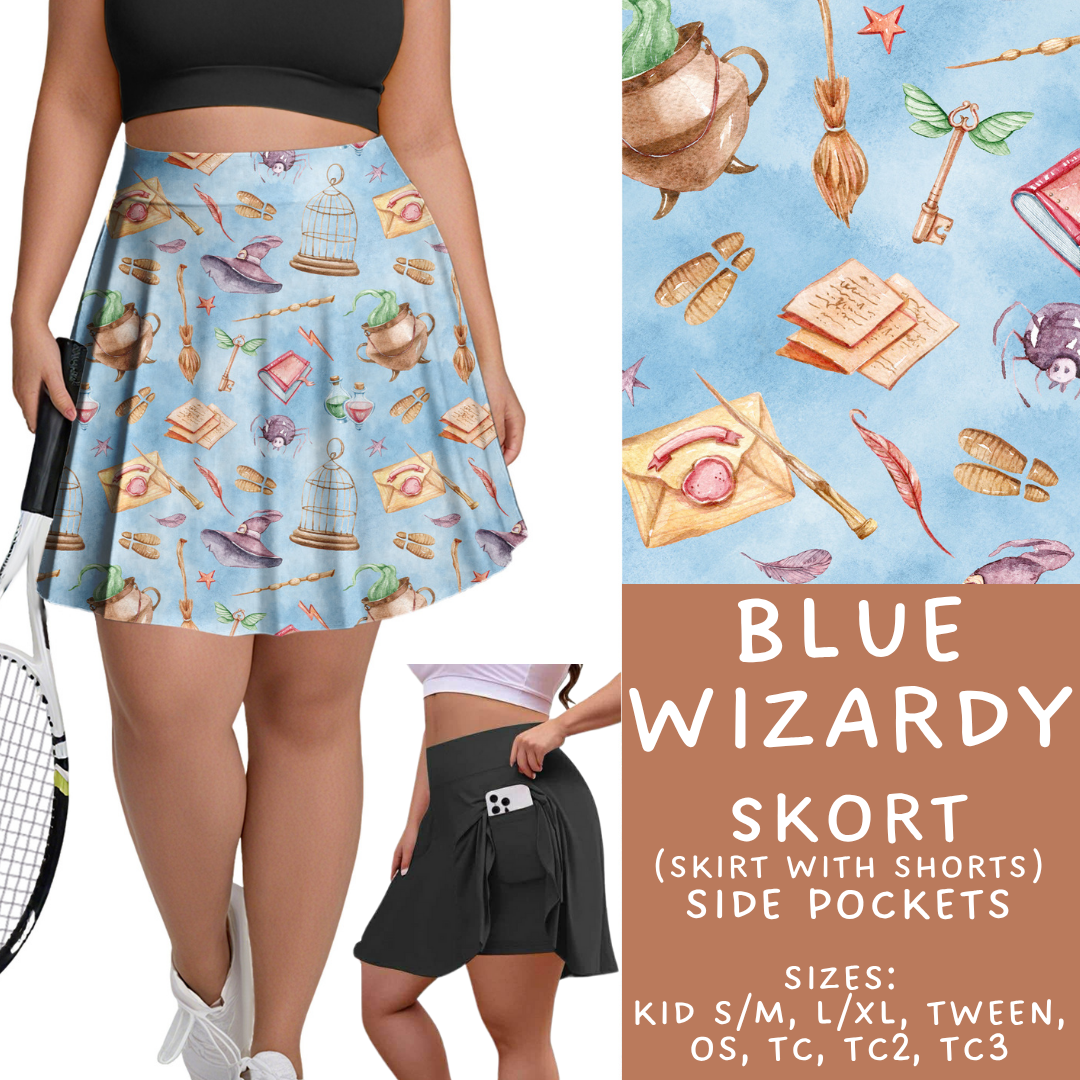 Batch #370 - Fun Run 12 - Closes 7/8 - ETA early Sept - Blue Wizardy Skort
