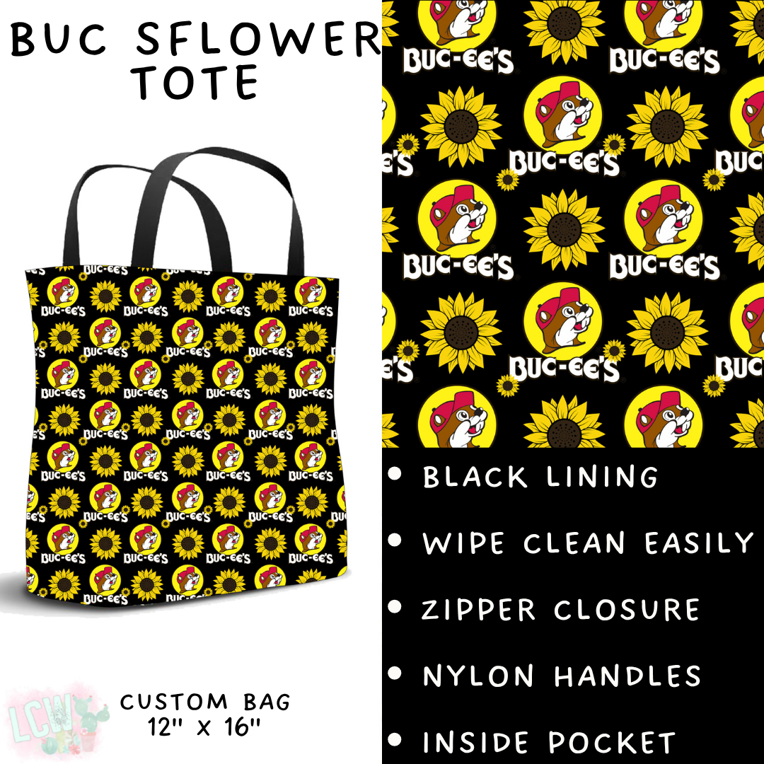 Batch #370 - Fun Run 12 - Closes 7/8 - ETA early Sept - Buc SFlower Tote