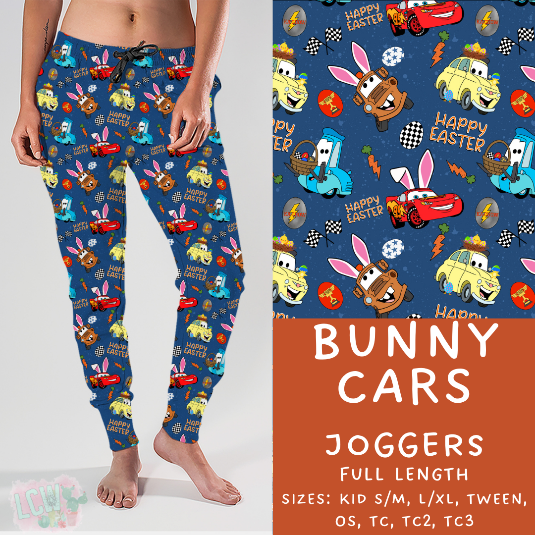 Ready To Ship - Bunny Cars Joggers - OS