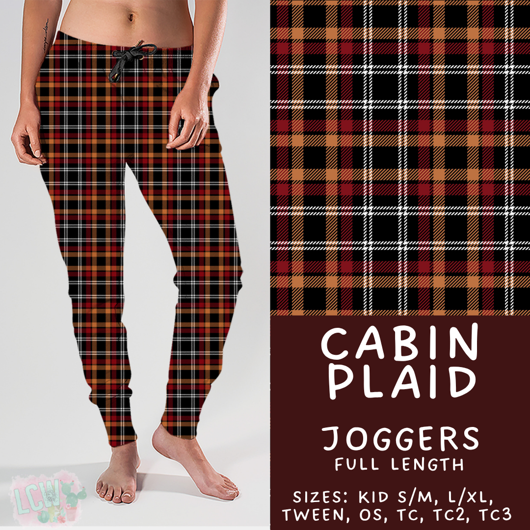 Batch #433 - Winter Cabin - Closes 10/20 - ETA early Dec - Cabin Plaid Joggers