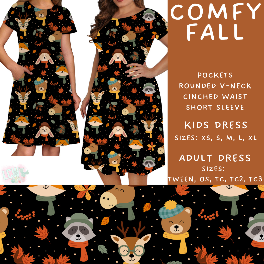 Batch #407 - Fall Fun 2 - Closes 9/4 - ETA mid/late October - Comfy Fall Womens & Girls Dresses
