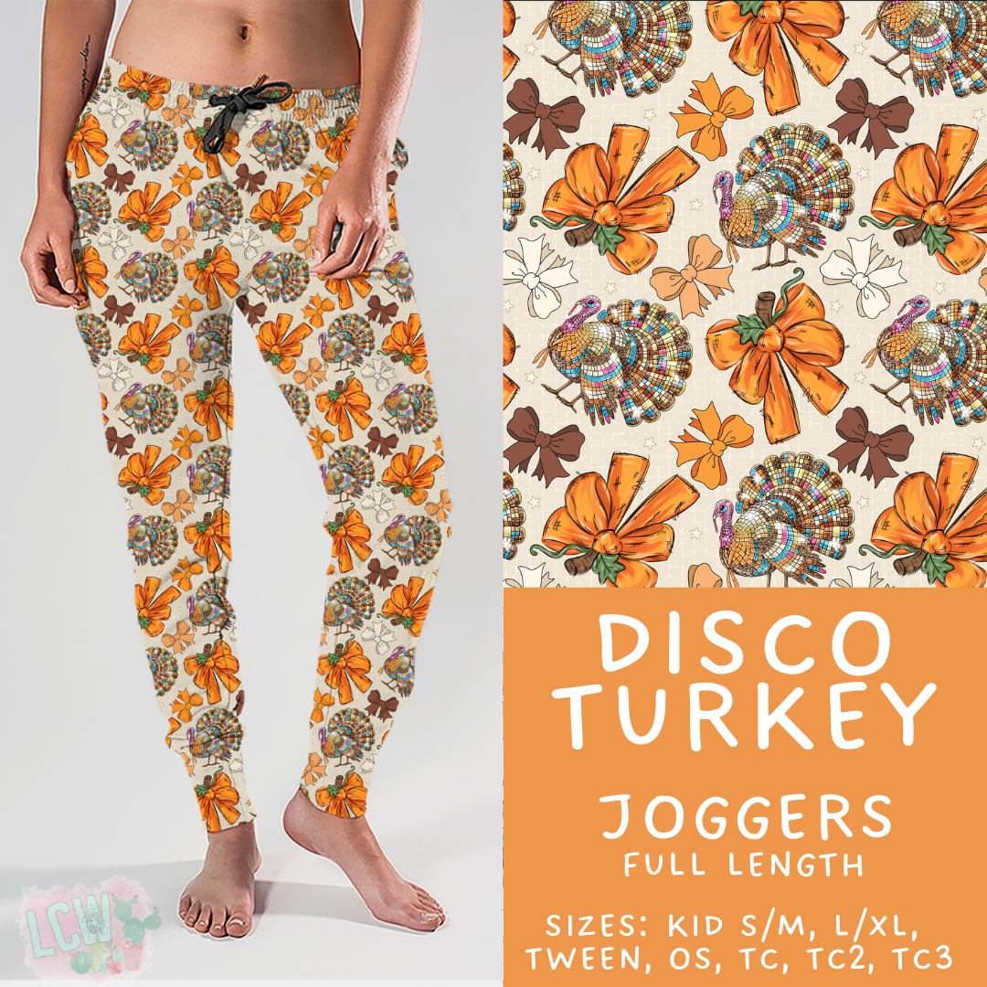 Batch #407 - Fall Fun 2 - Closes 9/4 - ETA mid/late October - Disco Turkey Joggers