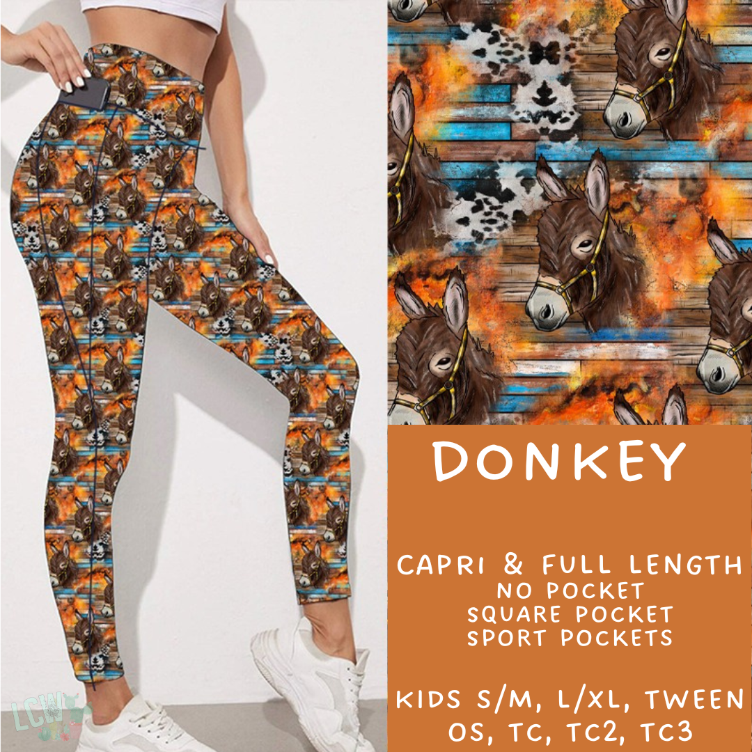 Ready To Ship - Donkey Leggings