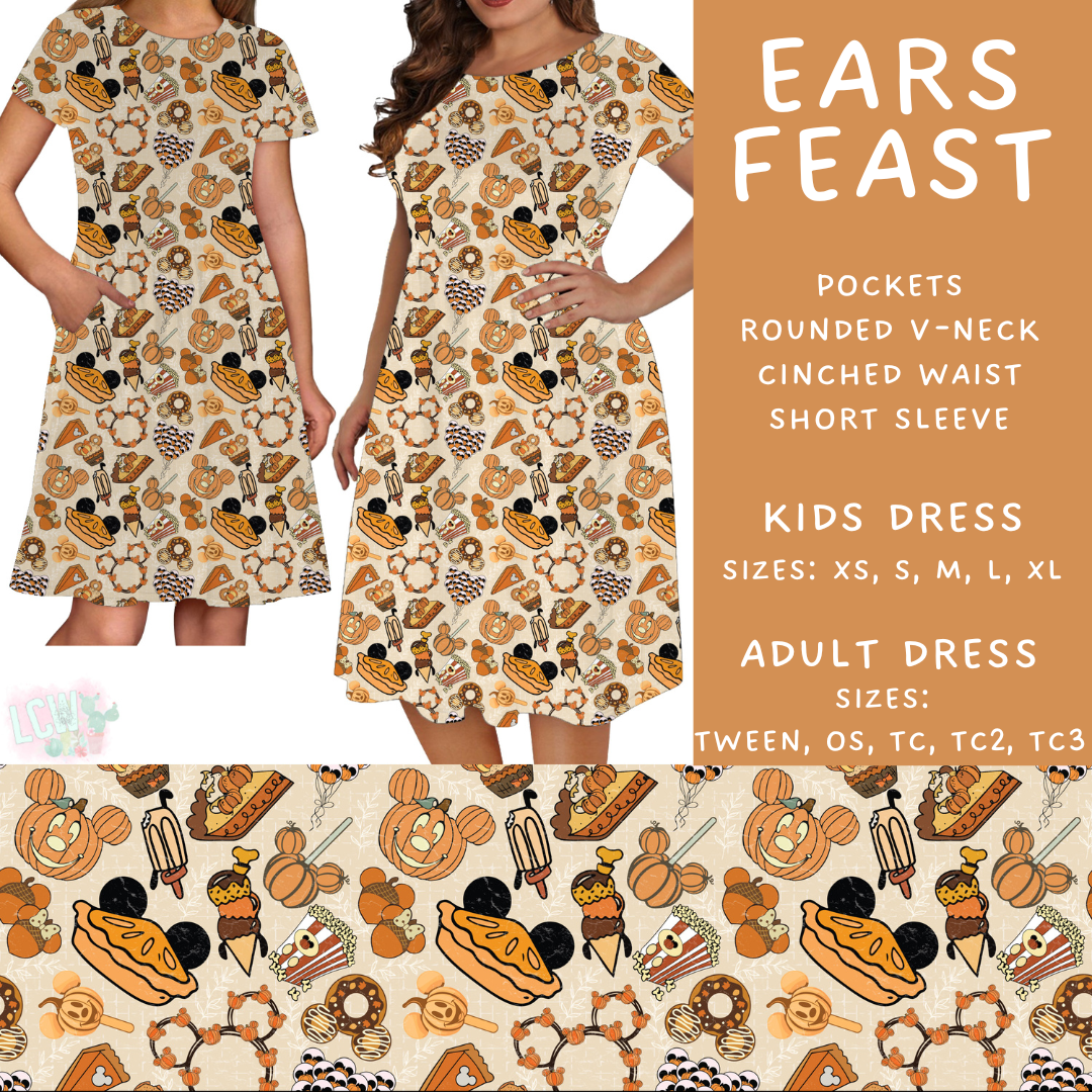 Batch #404 - Magical Fall 2 - Closes 8/29 - ETA mid/late October - Ears Feast Womens & Girls Dresses