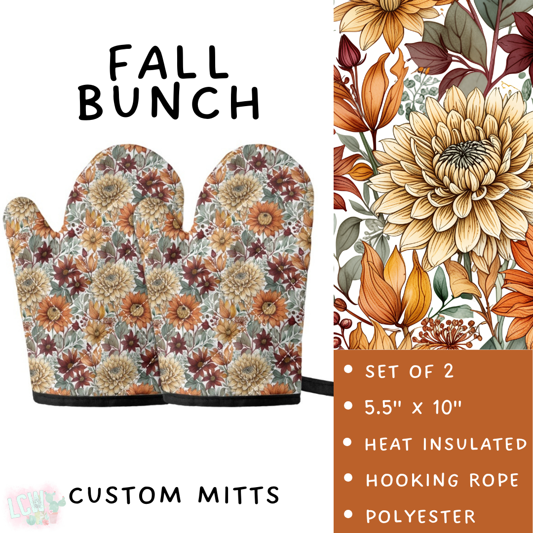 Batch #405 - Oh My Gourd, Let's Bake! - Closes 9/1 - ETA mid/late October - Fall Bunch Oven Mitts