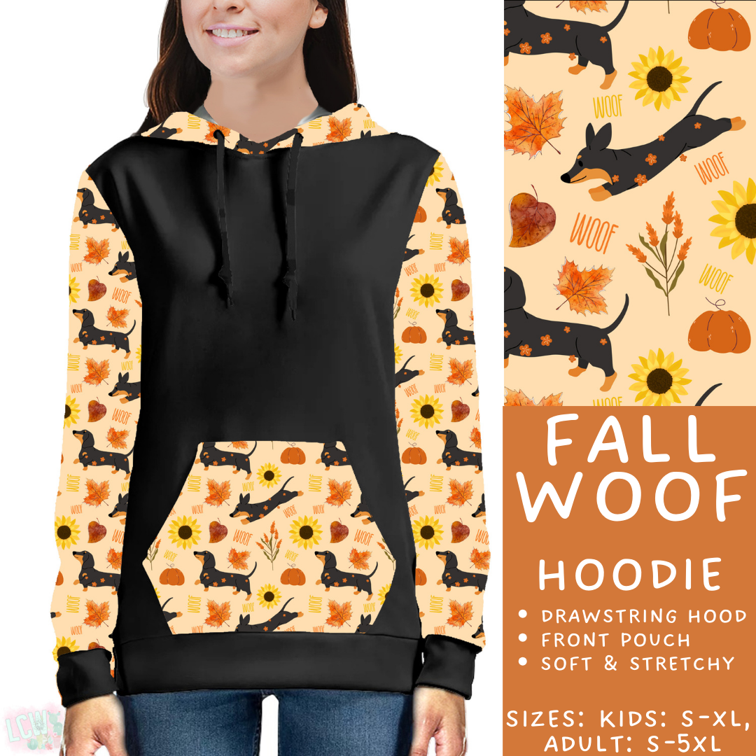 Batch #403 - Hello Fall 2 - Closes 8/28 - ETA mid October - Fall Woof Hoodie
