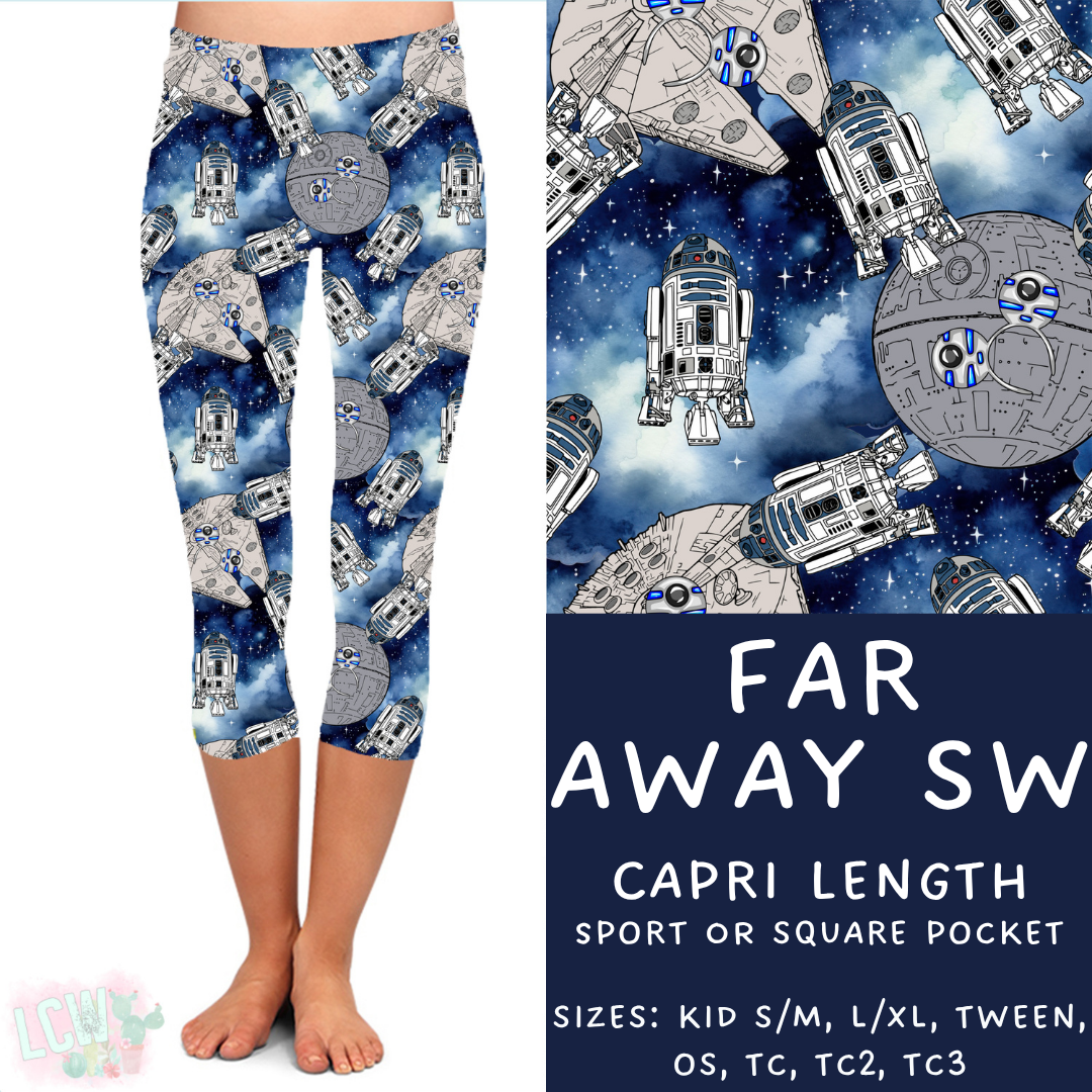 Batch #370 - Fun Run 12 - Closes 7/8 - ETA early Sept - Far Away SW Capri Length Leggings