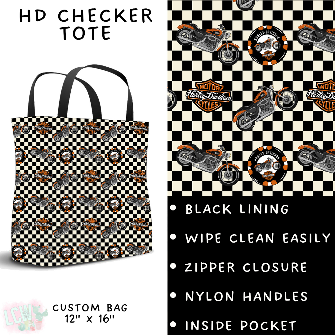 Batch #370 - Fun Run 12 - Closes 7/8 - ETA early Sept - HD Checker Tote