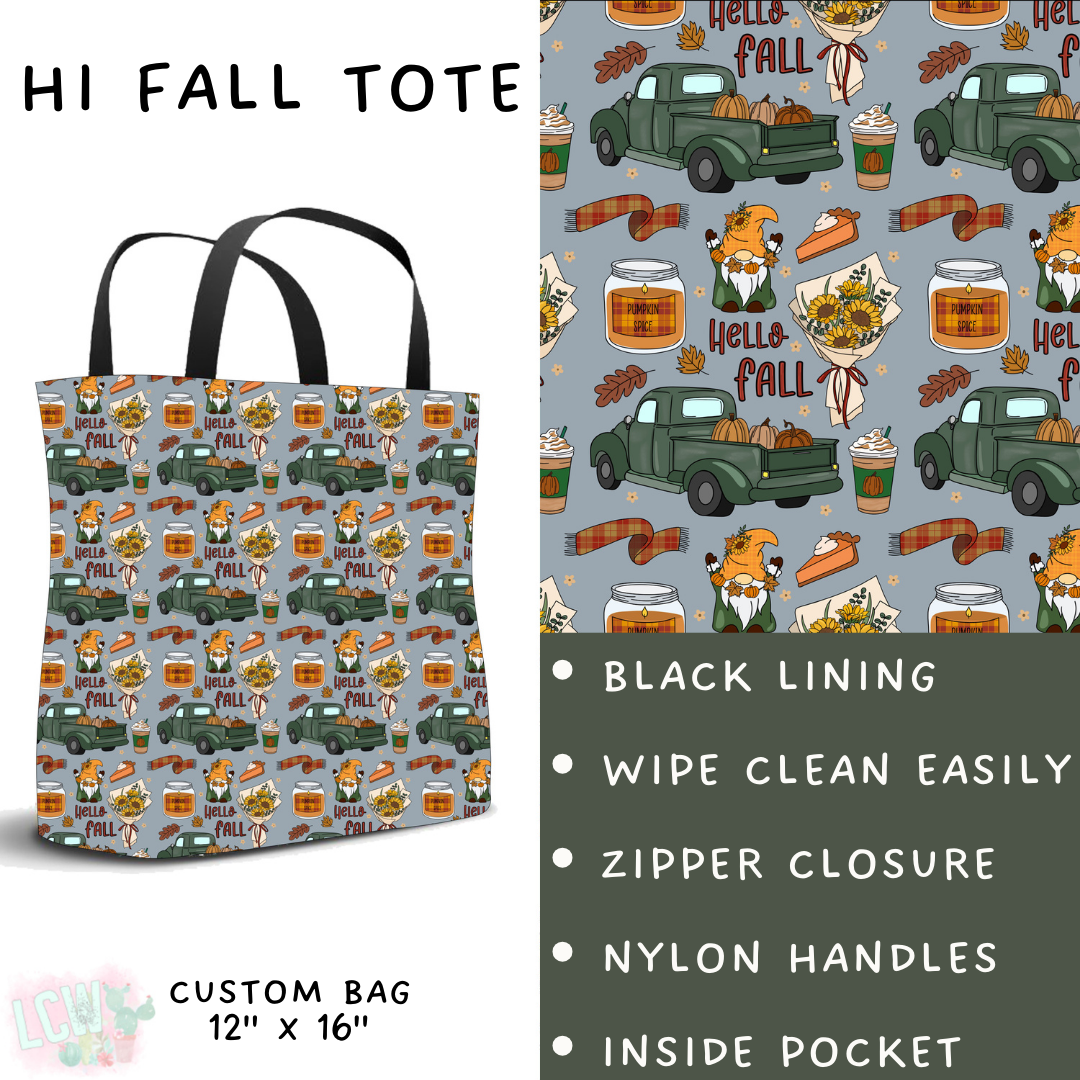 Batch #403 - Hello Fall 2 - Closes 8/28 - ETA mid October - Hi Fall Tote